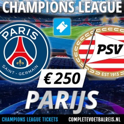 Paris Saint Germain (PSG) - PSV - ► parc des princes - parijs